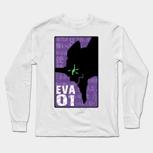 The EVA 01 Long Sleeve T-Shirt by thearkhive